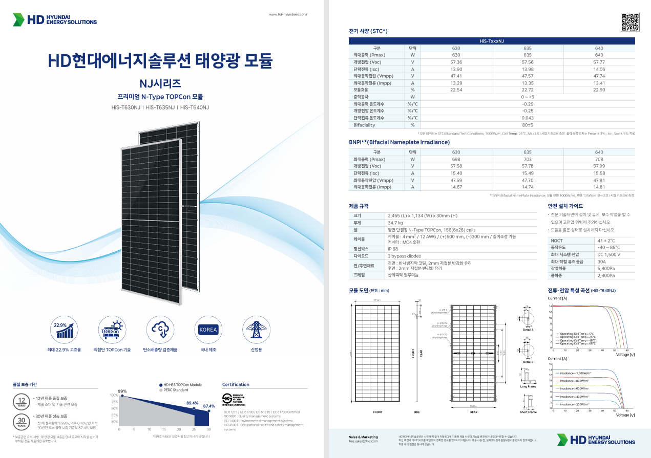 현대_NJ(N TOPCon_Bifacial)625-640W